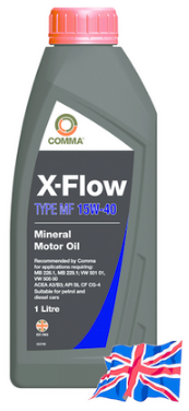 COMMA 15W40 X-FLOW TYPE MF (1L) масло мот.!мин.\ACEA A3/B3,API SL/CF/CG-4,MB 228.1,MB 229.1