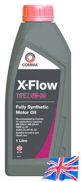 COMMA 5W30 X-FLOW TYPE Z (1L) масло моторное!\ ACEA C3, API SL/CF, MB 229.31, MB 229.51, BMW LL-04