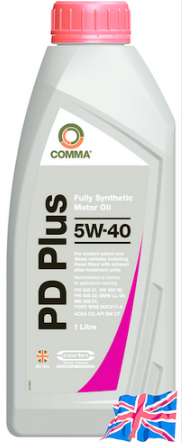 COMMA 5W40 PD Plus (1L) масло моторное!\ ACEA C3,API SМ/CF, VW 505.01, MB 229.31, BMW LL-04