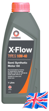 COMMA 10W40 X-FLOW TYPE S (1L) масло моторное!\ ACEA A3/B3, API SL/CF, MB 229.1, VW 501.01/505.00