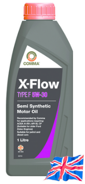 COMMA 5W30 X-FLOW TYPE F (1L) масло моторное!\ ACEA A1/B1, API SL/CF, FORD WSS-M2C913-A(В)