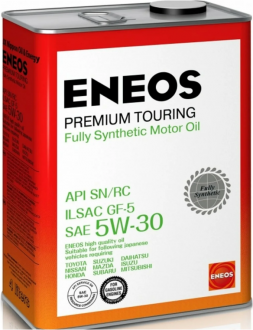 ENEOS Premium Touring SN 5W30 GF-5 синтетика моторное масло 4л.