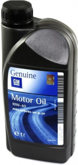 GM 10W40 (1L) Semi Synthetic масло моторное 10W40 (1L)! (полусинт.)\ GM API CF/SL, ACEA B3/A3