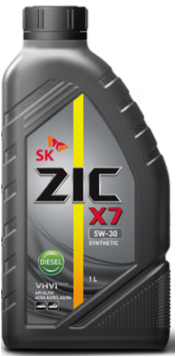  ZIC X7 DIESEL 5W30 (1L) масло мот.!\API SL/CF, ACEA A3/B3, A3/B4, MB 229.3, VW 502/505, GM-LL-A-025